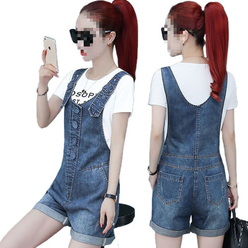 Women's denim strap dress, student style, slimming and concealing tummy, short skirt for 2025 summer women