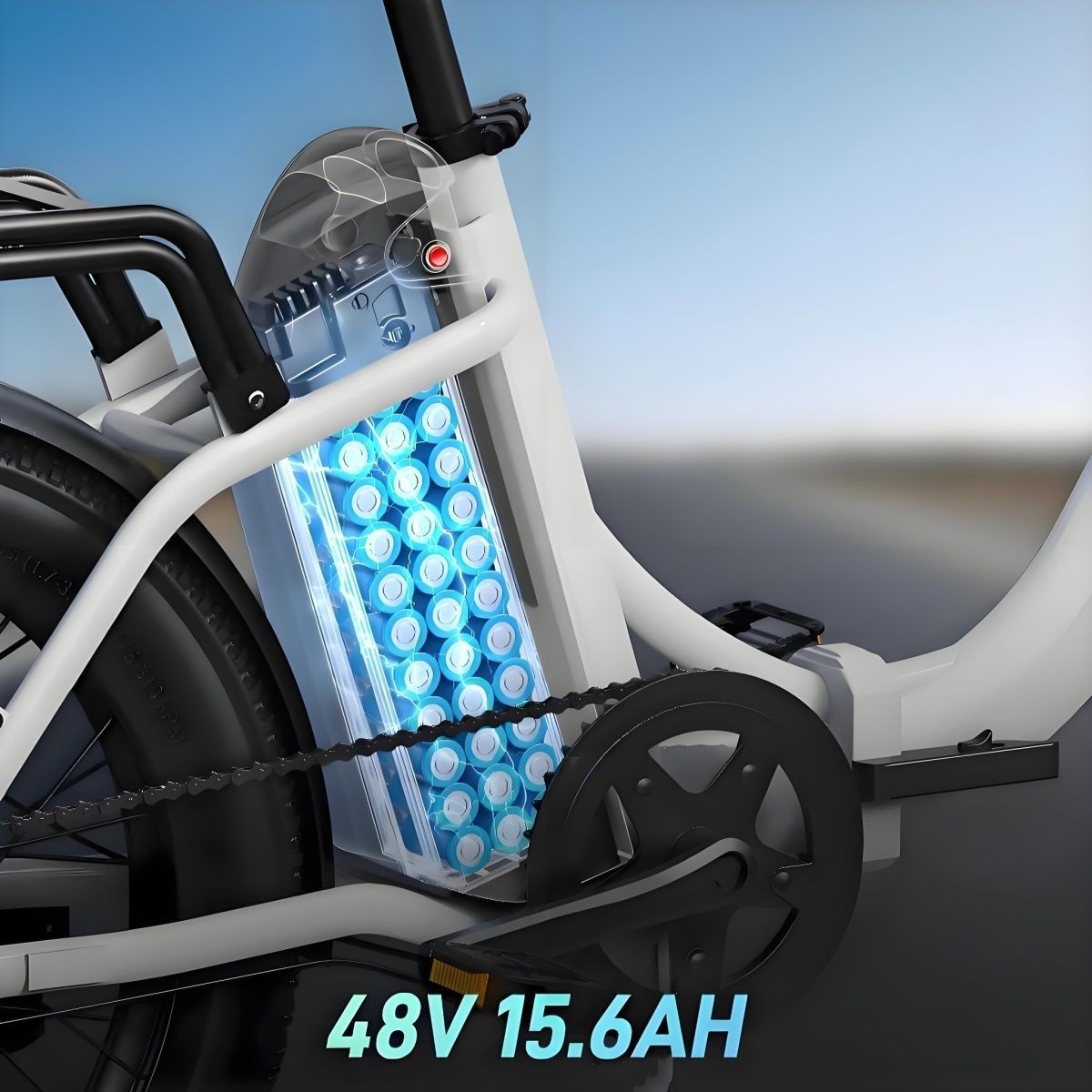 One battery (removable backup)