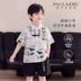 新款短袖男童跨境衬衫