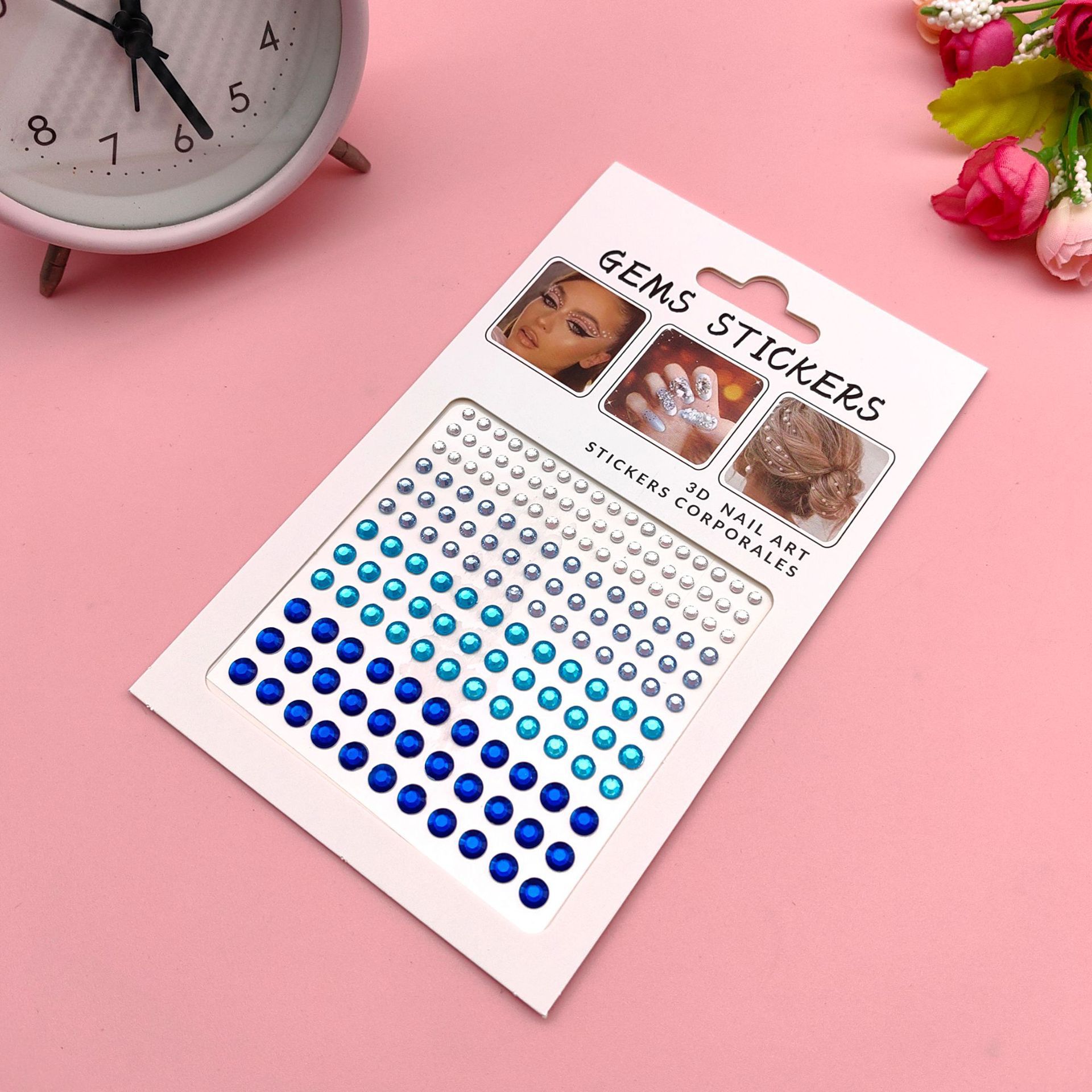 Pegatinas de diamantes para maquillaje de ojos, perlas faciales, pegatinas infantiles para escenario, diamantes de imitación para esquina de ojos y cara, pegatinas para la frente, decoración de uñas.
