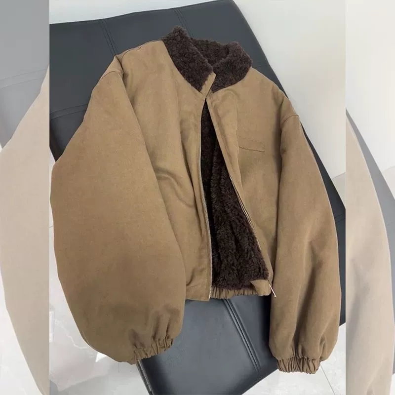 Короткая тёплая куртка для подростков, в стиле Chanel