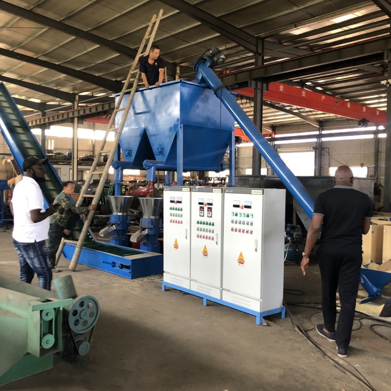 鱼饲料颗粒机 环模猫砂生产线 狗粮机 猪牛羊鸡鸭饲料粉碎搅拌机