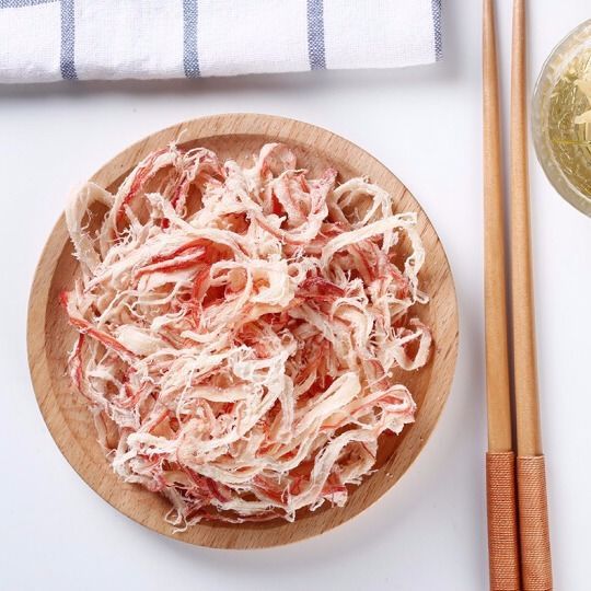 Qinghao Garden 50g Grilled Squid String Hand-Torn Seafood Snack Spicy Fish Fillet Squid Strip Snack Supermarket KTV Wholesale