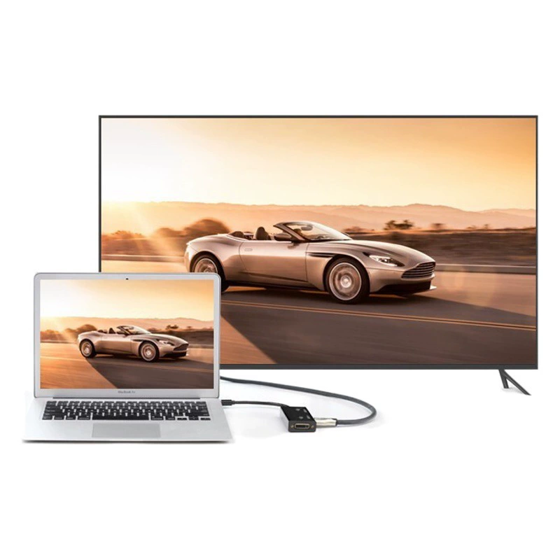 MIniDP в HDMI/VGA/DVI три-в-одном конвертер видеовыход Расширенный проектор 1080P HD