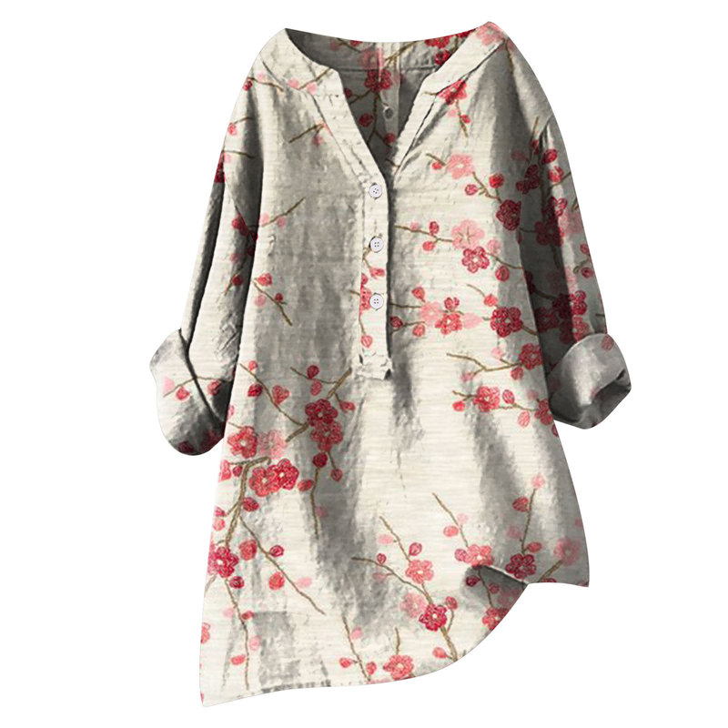 2024 European and American Style Autum Cross-Border Long-Sleeved Chinese Style Bamboo Linen Comfortable Printed Fashion Versatile Shirt Customization 2024 European and American Style Autum Cross-Border Long-Sleeved Chinese Style Bamboo Linen Comfortable Printed Fashion Versatile Shirt Customization