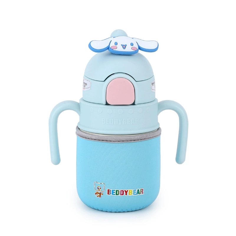Детская бутылочка BeddyBear с нескользящим льняным чехлом, защитный чехол и аксессуары