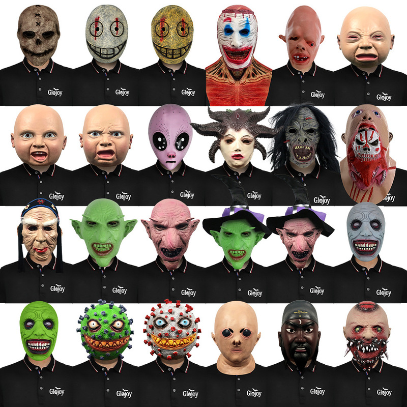 Ghostface Zombie Horror Headgear Series 2 Masquerade Cross-Border Live Broadcast Mask Halloween Party Prank Props