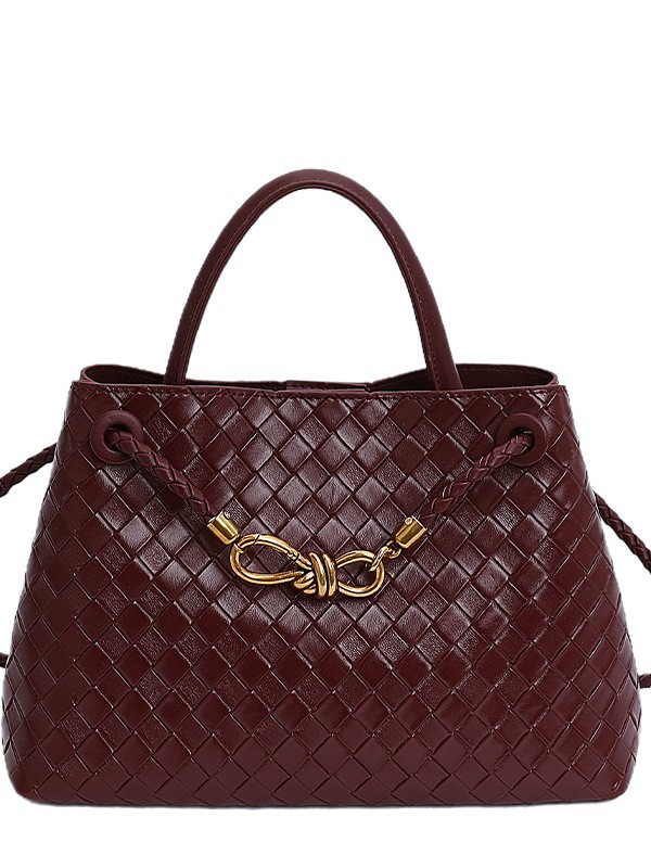 Bolso para mujeres 2025 nuevo cross-border bolso de mano de alta calidad lujoso tejido ligero viaje mochila de hombro