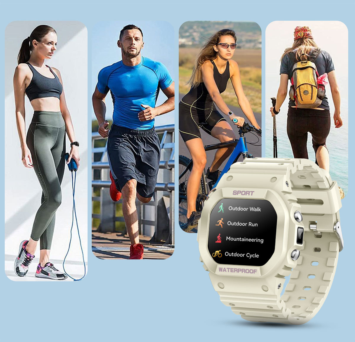 Lc31 Smartwatch Mit Touchscreen Wasserdichte Sportuhr Unisex_voghion.com