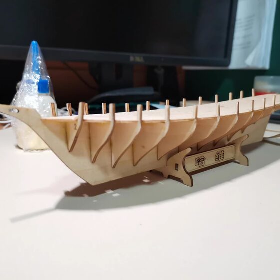 Harvey DIY ship model set wood