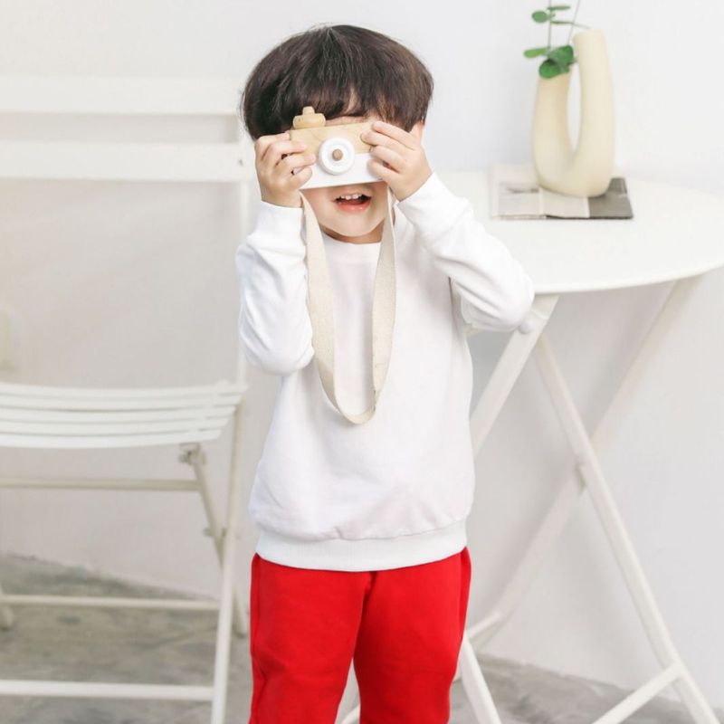 Children's sweater new children's clothing spring solid color boys Korean round neck children's top girls spring long sleeve fashion