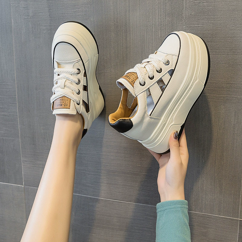 Трендовые воскресенья Shoes, высокие повседневные платформы, для подростков