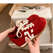 德训鞋女童2026新款春季休闲运动鞋软底阿甘童鞋小白板鞋百搭时尚