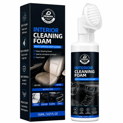 Foreign Trade Wholesale Multi-Functional Foam Cleaner for Car Interiors, Leather Seats, and White Shoes, Cross-Border (Cleaning/curing agent) - 150ml-special-cleaner-for-car-interiors-english-version