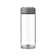 蘇泊爾KC45ET10單層玻璃杯男高檔透明便攜保溫泡茶杯辦公車載水杯