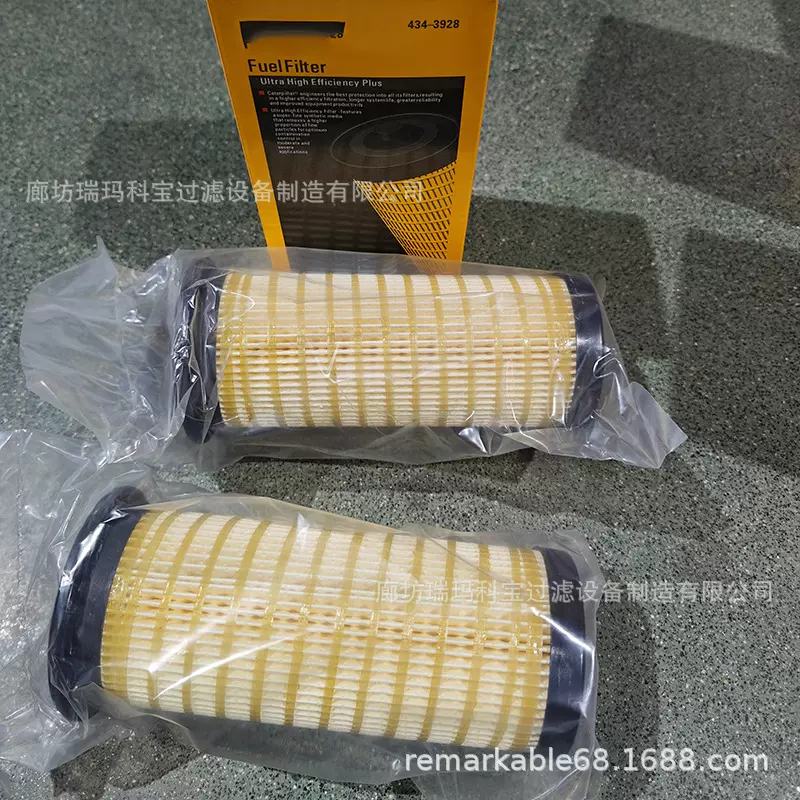 工厂批发农业机械燃油滤清器434-3928汽车油水分离器柴油滤芯源头