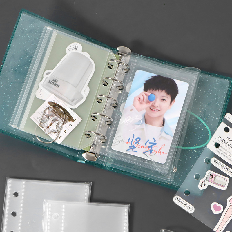 【M5インナーページコレクション】m5ハンドブックルーズリーフブックアクセサリーインナーページペーパーベゼルカードバッグジッパーバッグPPカードブックインナーページ|undefined