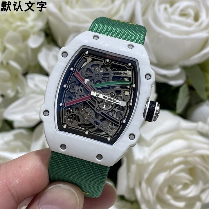 Richard Carbon Fiber Barrel-Shaped Mechanical Watch Men's High-End Watch Hollow Sports Rm67 Cross-Border Foreign Trade Wholesale Richard Carbon Fiber Barrel-Shaped Mechanical Watch Men's High-End Watch Hollow Sports Rm67 Cross-Border Foreign Trade Wholesale