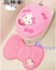 Fuchsia toilet, set, increased thickness, 3 piece set