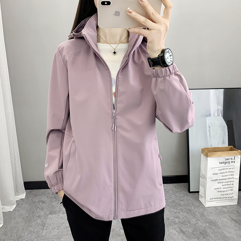 UPF100 + protector solar al aire libre mujer de verano nuevo tejido fino suelto seda de hielo de secado rápido anti-UV abrigo de mujer ligero