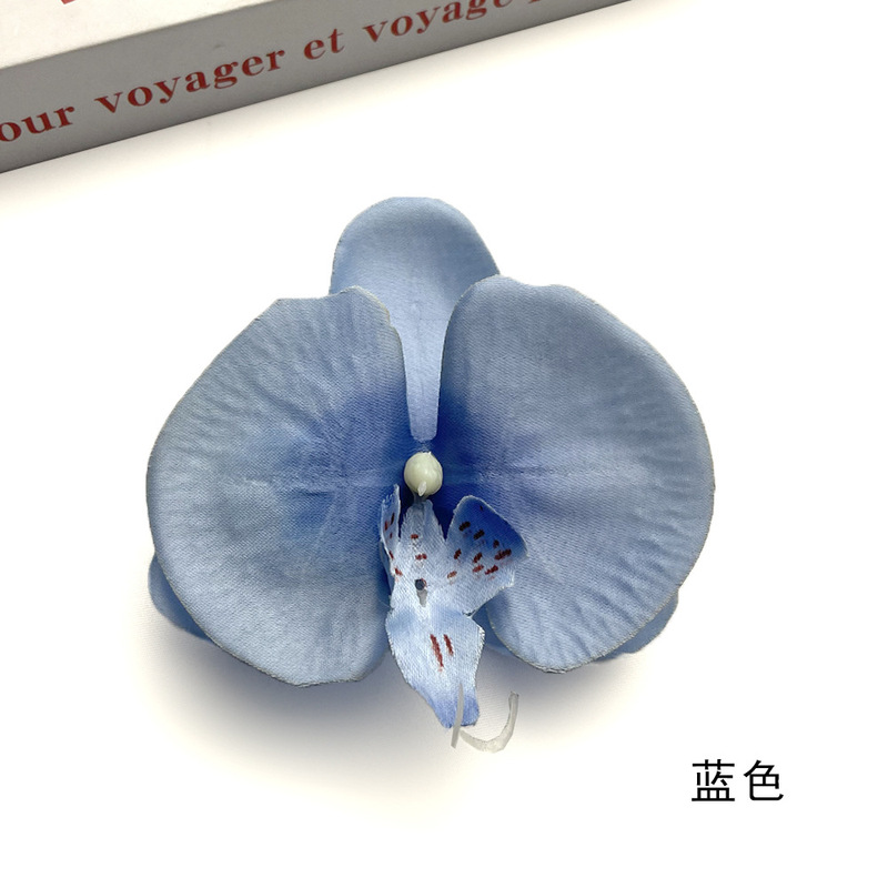 造花胡蝶蘭の花 DIYヘアアクセサリー ヘアピン フェイクフラワー DIYヘアピン 衣装アクセサリー デザートテーブル製作|undefined