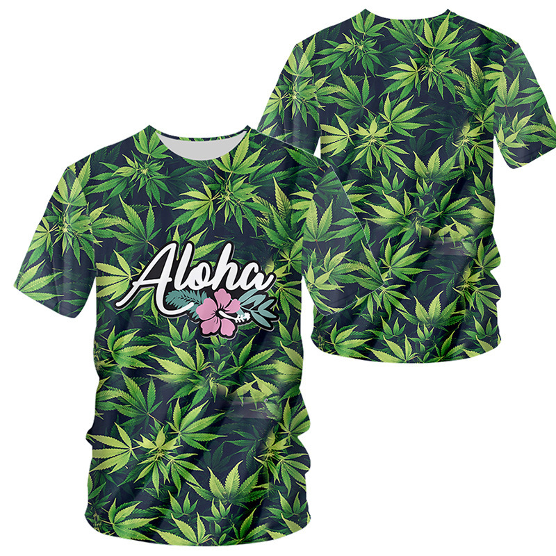 Nuevo Viking Viking transfronterizo Europa y América Impresión digital 3D de manga corta casual para hombres y mujeres Camiseta de fábrica entrega de una pieza