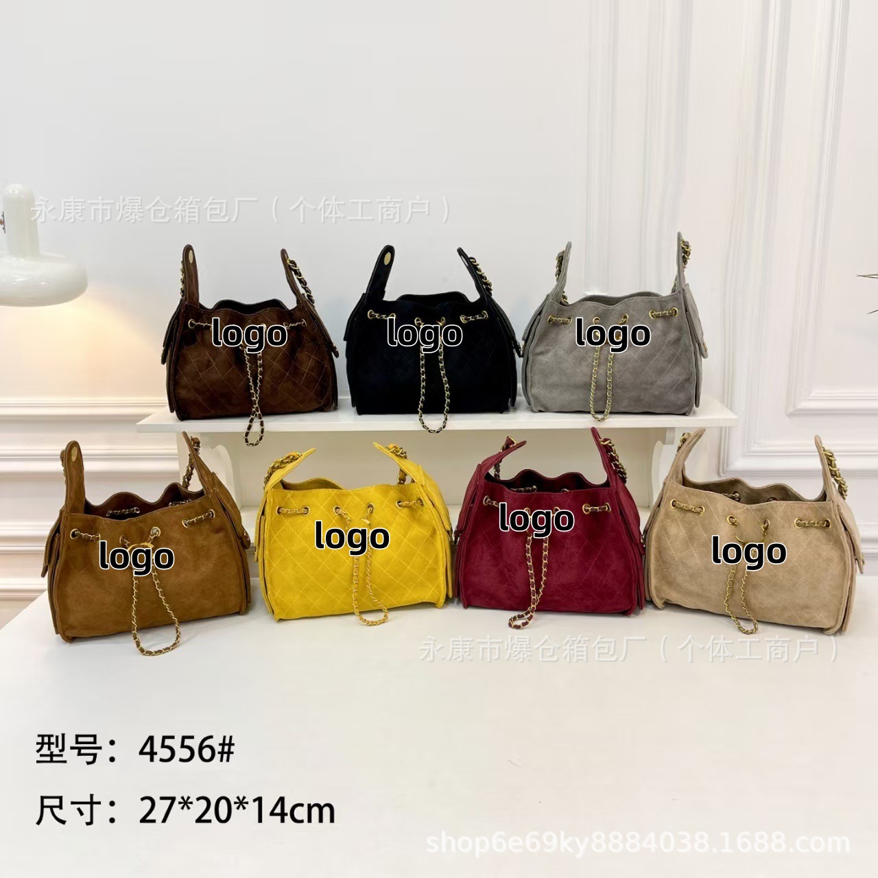 Cross-border diamond-pattern chain handbag, new and fashionable, small and chic, with a matte leather finish, suitable for carrying on the shoulder or crossbody, women's bag