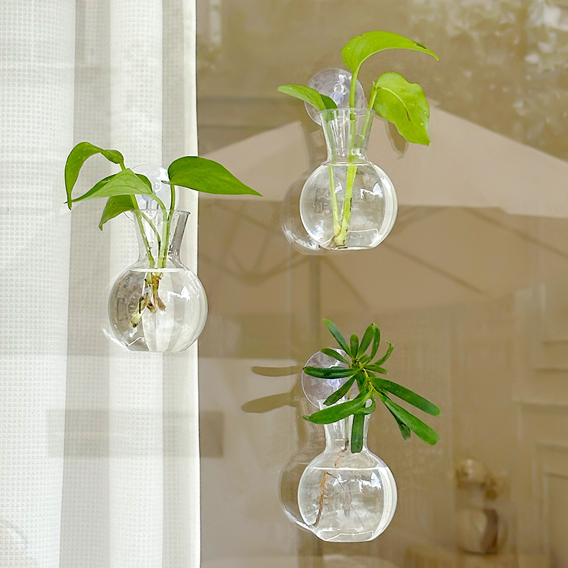 クリエイティブ DIY 水耕ポトス植物ボトルホーム屋内吊り下げ装飾小さな新鮮なアクリル花瓶|undefined