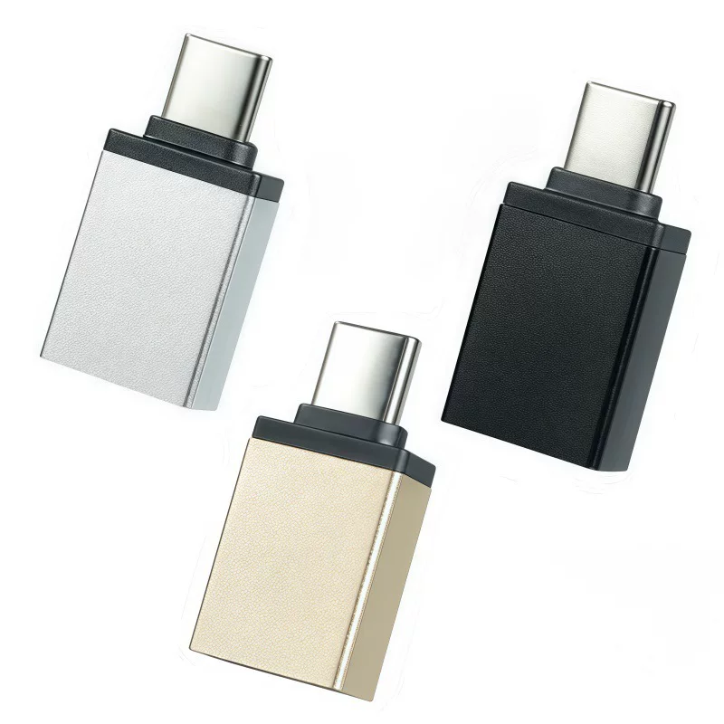 Мобильный USB-накопитель ротор Type-C — переходник Type-C на USB 2.0 из алюминиевого сплава OTG, конвертер для мыши и клавиатуры TPC