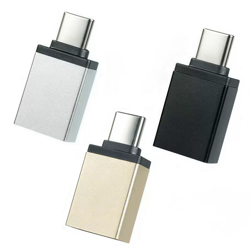 手机u盘转接头typec转usb2.0铝合金otg转换头鼠标键盘转换器tpc