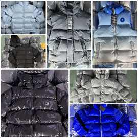 跨境高版本Trapstar新款刺绣字母美式立领连帽潮流爆款休闲棉服冬