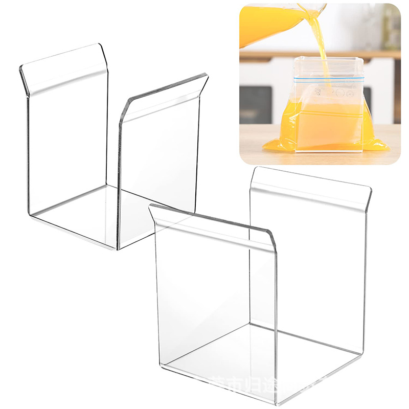 ZiplockBagHolder bag holder food storage bag holder leftovers stuffed zipper freezer bag holder storage 5