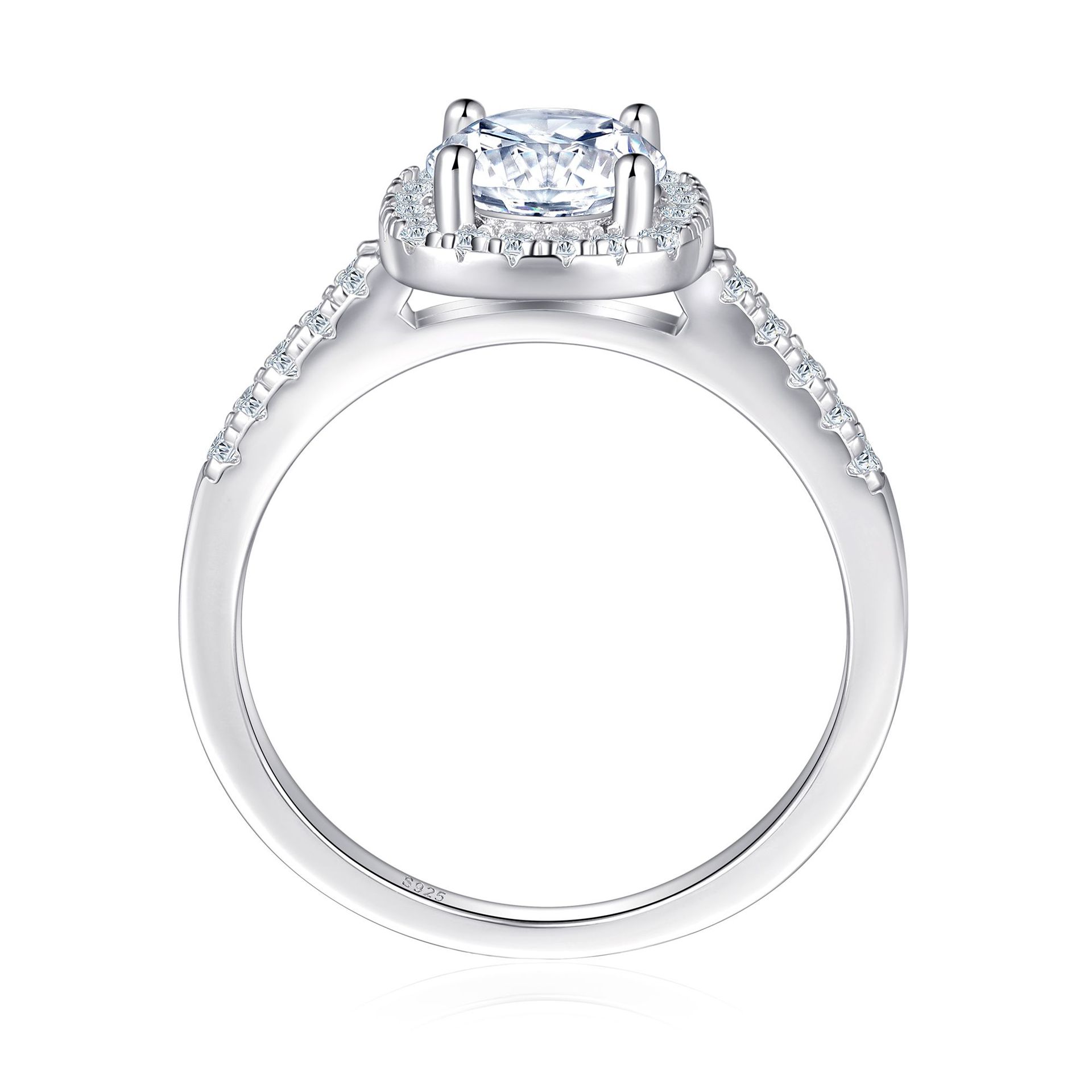Cross-border e-commerce popular rings for European and American women S925 silver handmade jewelry silver accessories export wholesale wedding rings
