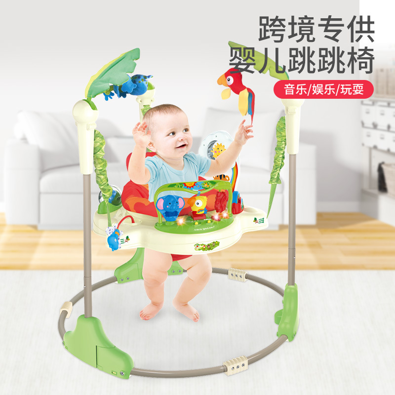 婴儿跳跳椅健身架玩具新生儿宝宝大尺寸蹦跳乐园多功能弹跳秋千