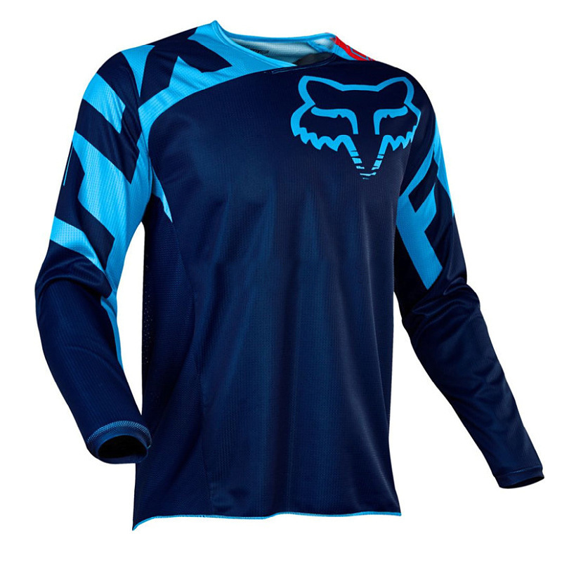 Cross-border Fox Head Downhill Suit Bicycle Riding Suit Quick-drying Long-sleeved Men's Summer Mountain Bike Off-road Motorcycle Suit