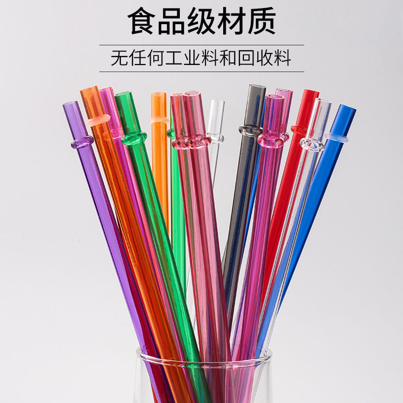 wholesale Plastic colour straw Hot and cold tea with milk coffee currency straw Repeat Use 5 days Deliver goods