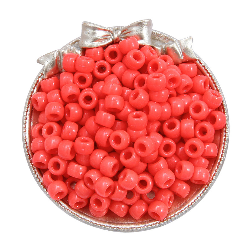アクリル大穴バレルビーズポニービーズ織り手作り diy ブレスレットプラスチックビーズジュエリーアクセサリービーズルースビーズ|undefined