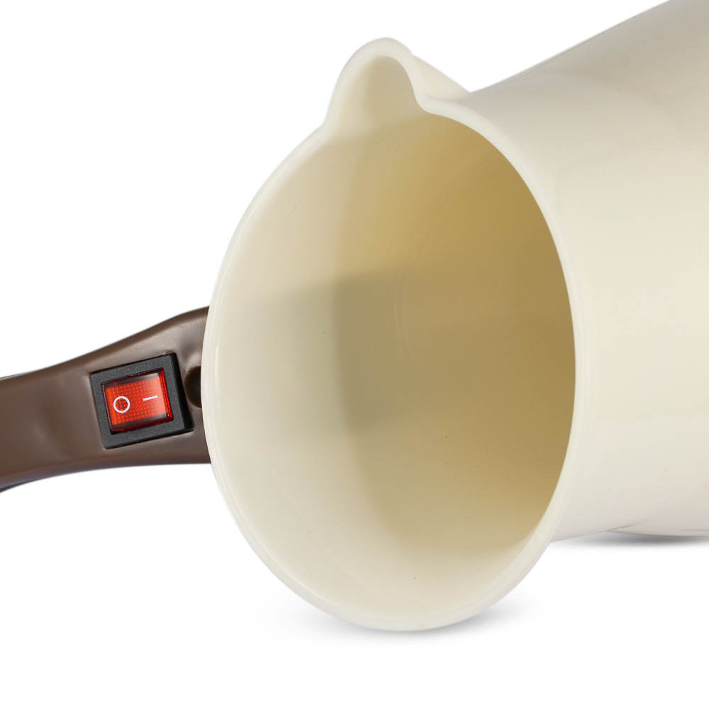 R151 Caffettiera elettrica europea transfrontaliera Türkiye di piccola capacità mini a doppio strato in acciaio inossidabile a filo della mano_voghion.com