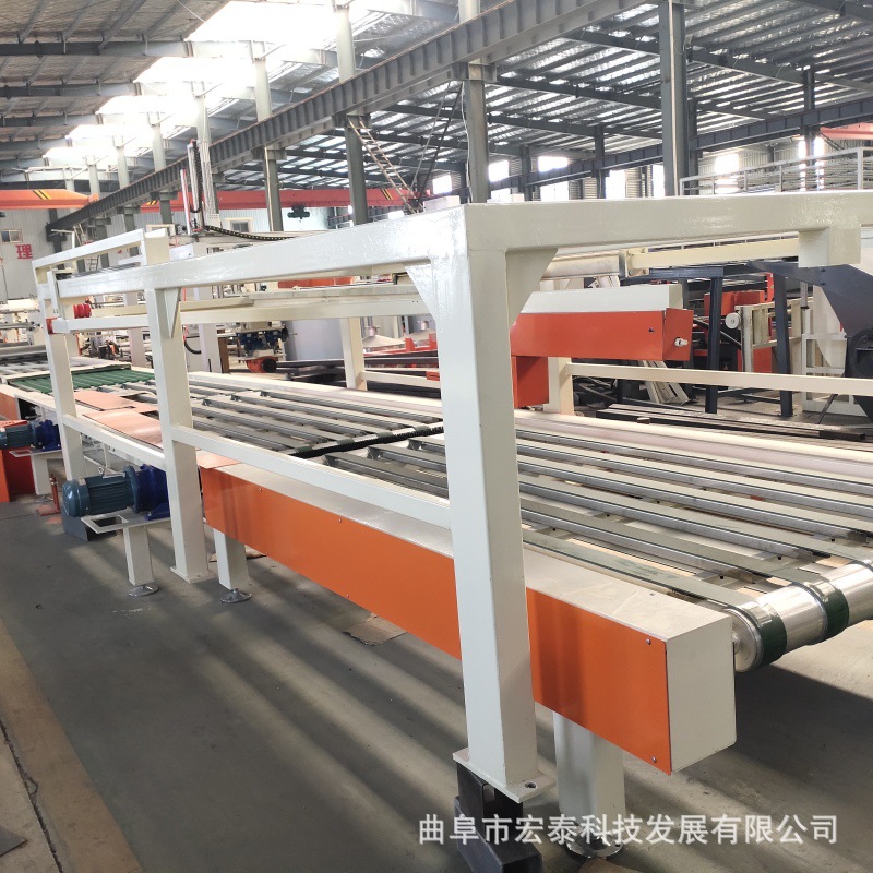 集装箱铺板制板机 玻镁防火板全套设备 秸秆板制板机械 源头厂