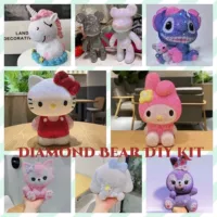 Внешняя торговля diy Diamond Doll Оптовая эмалированная копилка взрывной Санрику милая кукла ручной работы подарок
