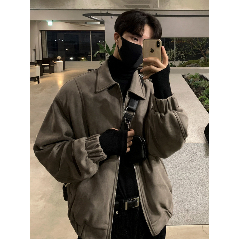 MYQ 가을 겨울 남성용 하이넥 솔리드 컬러 긴팔 티셔츠, 따뜻한 이너웨어, 한국식 트렌디 루즈하고 활용도가 높은 하의 셔츠