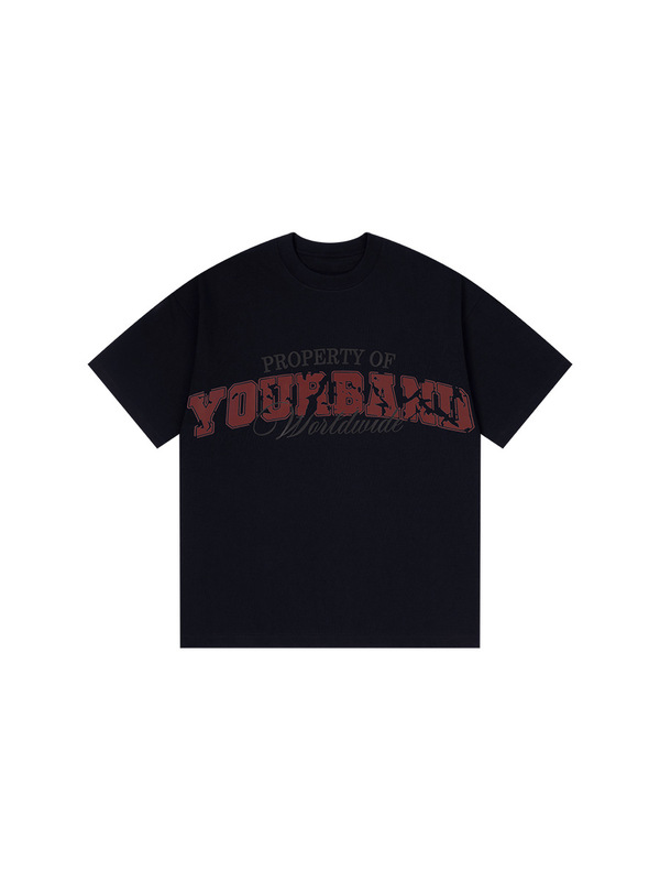 メンズ夏のストリートトレンドTシャツ、メンズカジュアルラウンドネックルーズプリントTシャツ、レディース万能ボトムストップスイン|undefined