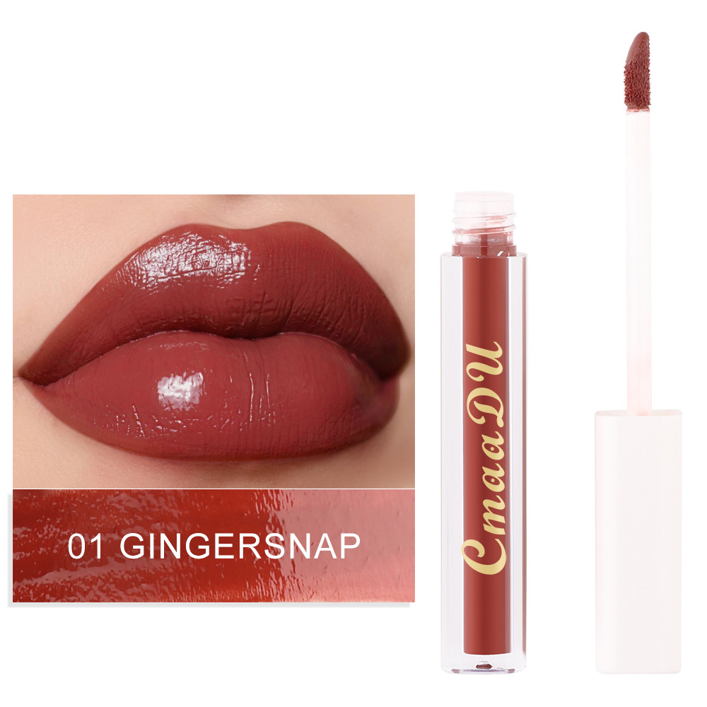 Check it out! Link Disclaimer - Exclusive for Foreign trade :CmaaDu 8-color Lipstick Olive Cream Brightening Lip Gloss undefined