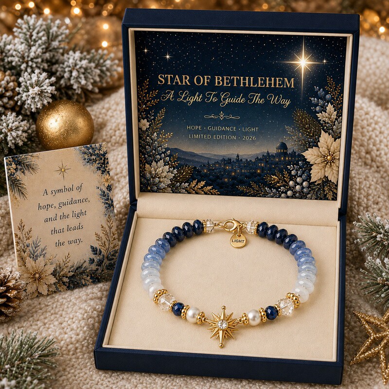 Cross-border best-selling new product: Christmas wreath, snowflake pendant, crystal bead elastic bracelet, Christmas gift, festive bracelet