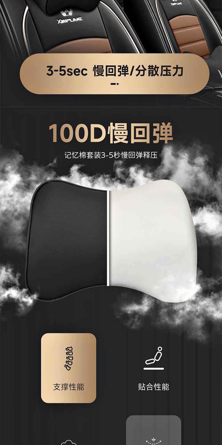 26 New Models of Seat Covers Suitable for Toyota Rav4, Split Headrest and Seat Cushion, Universal for All Seasons, Summer Leather and Ice Silk Seat Covers