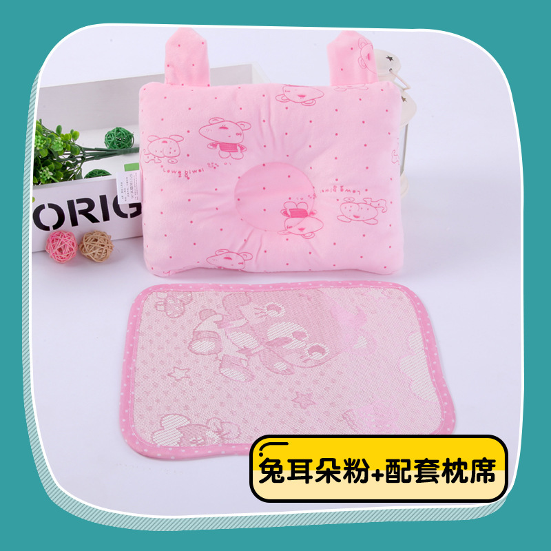 現物赤ちゃん枕ビロード赤ちゃん枕定型枕四季通用新生児調節枕通気柔らかい|undefined
