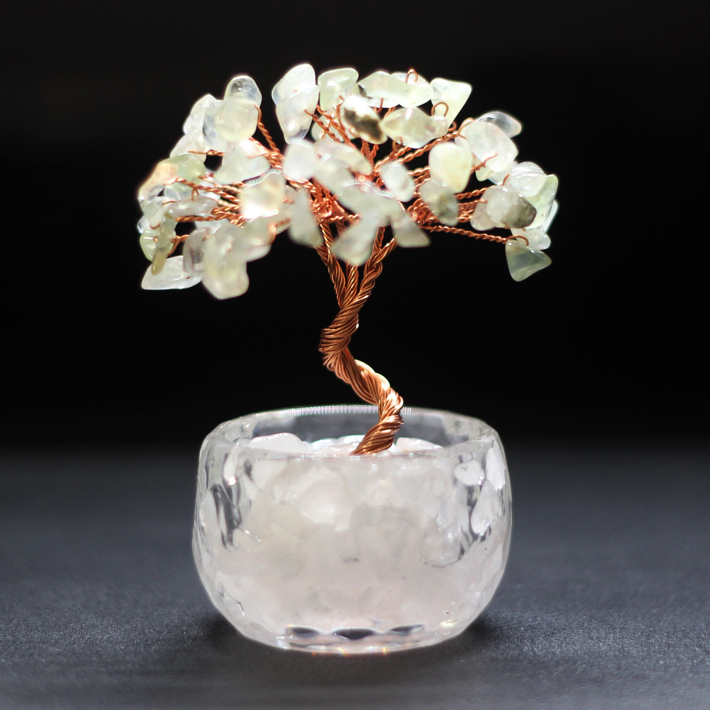 프레나이트 트리(유리 베이스)