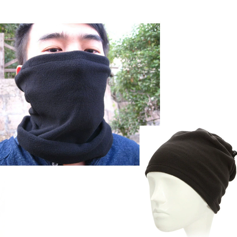 Шарф Мужской осенне-зимний воротник для верховой езды, шапка для защиты шеи, защитная шапка на флисовой подкладке, уличная холодостойкая ветрозащитная уличная маска, шарф