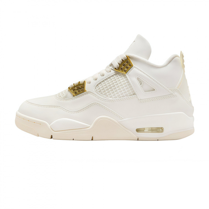 Putian cross-border AJ4 Zhonggang Jiao4 anti-deslizante, cómodo y versátil, zapatos de baloncesto deportivos transpirables para hombres y mujeres