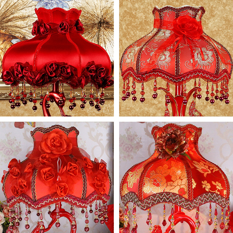 [Buy lampshade only] [not desk lamp] E27 wedding lampshade for screw cap clearance at low price